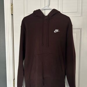 Nike Men's Dark Brown Hoodie